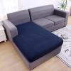 imageSmiry Waterproof Couch Cushion Covers Stretch Jacquard Thick Sofa Cushion Covers Washable Seat Slipcover Elastic Furniture Protector for Pets Kid 3PC GreyNavy
