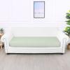 imageSmiry Waterproof Couch Cushion Covers Stretch Jacquard Thick Sofa Cushion Covers Washable Seat Slipcover Elastic Furniture Protector for Pets Kid 3PC GreyGreen