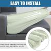 imageSmiry Waterproof Couch Cushion Covers Stretch Jacquard Thick Sofa Cushion Covers Washable Seat Slipcover Elastic Furniture Protector for Pets Kid 3PC GreyGreen