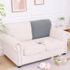 imageSmiry Waterproof Couch Cushion Covers Stretch Jacquard Thick Sofa Cushion Covers Washable Seat Slipcover Elastic Furniture Protector for Pets Kid 3PC GreyLight Grey