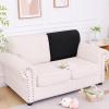 imageSmiry Waterproof Couch Cushion Covers Stretch Jacquard Thick Sofa Cushion Covers Washable Seat Slipcover Elastic Furniture Protector for Pets Kid 3PC GreyBlack