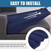 imageSmiry Waterproof Couch Cushion Covers Stretch Jacquard Thick Sofa Cushion Covers Washable Seat Slipcover Elastic Furniture Protector for Pets Kid 3PC GreyNavy