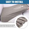 imageSmiry Waterproof Couch Cushion Covers Stretch Jacquard Thick Sofa Cushion Covers Washable Seat Slipcover Elastic Furniture Protector for Pets Kid 3PC GreyTaupe