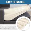 imageSmiry Waterproof Couch Cushion Covers Stretch Jacquard Thick Sofa Cushion Covers Washable Seat Slipcover Elastic Furniture Protector for Pets Kid 3PC GreyBeige