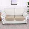 imageSmiry Waterproof Couch Cushion Covers Stretch Jacquard Thick Sofa Cushion Covers Washable Seat Slipcover Elastic Furniture Protector for Pets Kid 3PC GreyCamel
