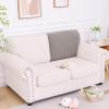 imageSmiry Waterproof Couch Cushion Covers Stretch Jacquard Thick Sofa Cushion Covers Washable Seat Slipcover Elastic Furniture Protector for Pets Kid 3PC GreyTaupe