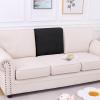 imageSmiry Waterproof Couch Cushion Covers Stretch Jacquard Thick Sofa Cushion Covers Washable Seat Slipcover Elastic Furniture Protector for Pets Kid 3PC GreyBlack