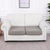 imageSmiry Waterproof Couch Cushion Covers Stretch Jacquard Thick Sofa Cushion Covers Washable Seat Slipcover Elastic Furniture Protector for Pets Kid 3PC GreyTaupe