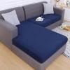 imageSmiry Waterproof Couch Cushion Covers Stretch Jacquard Thick Sofa Cushion Covers Washable Seat Slipcover Elastic Furniture Protector for Pets Kid 3PC GreyNavy