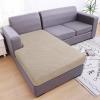 imageSmiry Waterproof Couch Cushion Covers Stretch Jacquard Thick Sofa Cushion Covers Washable Seat Slipcover Elastic Furniture Protector for Pets Kid 3PC GreyCamel