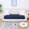 imageSmiry Waterproof Couch Cushion Covers Stretch Jacquard Thick Sofa Cushion Covers Washable Seat Slipcover Elastic Furniture Protector for Pets Kid 3PC GreyNavy