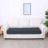 imageSmiry Waterproof Couch Cushion Covers Stretch Jacquard Thick Sofa Cushion Covers Washable Seat Slipcover Elastic Furniture Protector for Pets Kid 3PC GreyDark Grey