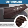 imageSmiry Waterproof Couch Cushion Covers Stretch Jacquard Thick Sofa Cushion Covers Washable Seat Slipcover Elastic Furniture Protector for Pets Kid 3PC GreyChocolate