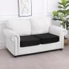 imageSmiry Waterproof Couch Cushion Covers Stretch Washable Sofa Cushion Cover Soft Sofa Slipcover Elastic NonSlip Furniture Protector for Pets Kid 3 Pack ChocolateBlack
