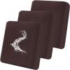 imageSmiry Waterproof Couch Cushion Covers Stretch Washable Sofa Cushion Cover Soft Sofa Slipcover Elastic NonSlip Furniture Protector for Pets Kid 3 Pack ChocolateChocolate