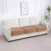 imageSmiry Waterproof Couch Cushion Covers Stretch Washable Sofa Cushion Cover Soft Sofa Slipcover Elastic NonSlip Furniture Protector for Pets Kid 3 Pack ChocolateCamel
