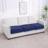 imageSmiry Waterproof Couch Cushion Covers Stretch Washable Sofa Cushion Cover Soft Sofa Slipcover Elastic NonSlip Furniture Protector for Pets Kid 3 Pack ChocolateNavy