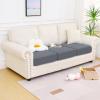 imageSmiry Waterproof Couch Cushion Covers Stretch Washable Sofa Cushion Cover Soft Sofa Slipcover Elastic NonSlip Furniture Protector for Pets Kid 3 Pack ChocolateDark Grey