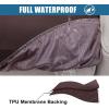 imageSmiry Waterproof Couch Cushion Covers Stretch Washable Sofa Cushion Cover Soft Sofa Slipcover Elastic NonSlip Furniture Protector for Pets Kid 3 Pack ChocolateChocolate