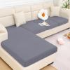 imageSmiry Waterproof Couch Cushion Covers Stretch Washable Sofa Cushion Cover Soft Sofa Slipcover Elastic NonSlip Furniture Protector for Pets Kid 3 Pack ChocolateGrey