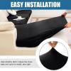 imageSmiry Waterproof Couch Cushion Covers Stretch Washable Sofa Cushion Cover Soft Sofa Slipcover Elastic NonSlip Furniture Protector for Pets Kid 3 Pack ChocolateBlack