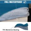imageSmiry Waterproof Couch Cushion Covers Stretch Washable Sofa Cushion Cover Soft Sofa Slipcover Elastic NonSlip Furniture Protector for Pets Kid 3 Pack ChocolateDeep Teal
