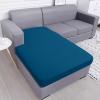 imageSmiry Waterproof Couch Cushion Covers Stretch Washable Sofa Cushion Cover Soft Sofa Slipcover Elastic NonSlip Furniture Protector for Pets Kid 3 Pack ChocolateDeep Teal