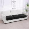 imageSmiry Waterproof Couch Cushion Covers Stretch Washable Sofa Cushion Cover Soft Sofa Slipcover Elastic NonSlip Furniture Protector for Pets Kid 3 Pack ChocolateBlack