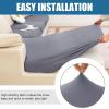 imageSmiry Waterproof Couch Cushion Covers Stretch Washable Sofa Cushion Cover Soft Sofa Slipcover Elastic NonSlip Furniture Protector for Pets Kid 3 Pack ChocolateGrey