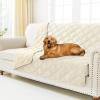 imageSmiry Waterproof Dog Bed Cover Blanket 30x70 Soft Reversible Pet Blanket Washable Leakproof Cats Dogs Couch Cover for Sofa Couch Furniture CamelBeigeBeigeBeige