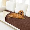 imageSmiry Waterproof Dog Bed Cover Blanket 30x70 Soft Reversible Pet Blanket Washable Leakproof Cats Dogs Couch Cover for Sofa Couch Furniture CamelBeigeBrownBeige