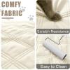 imageSmiry Waterproof Dog Bed Cover Blanket 30x70 Soft Reversible Pet Blanket Washable Leakproof Cats Dogs Couch Cover for Sofa Couch Furniture CamelBeigeBeigeBeige