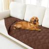 imageSmiry Waterproof Dog Bed Cover Blanket 30x70 Soft Reversible Pet Blanket Washable Leakproof Cats Dogs Couch Cover for Sofa Couch Furniture CamelBeigeBrownBrown