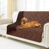 imageSmiry Waterproof Dog Bed Cover Blanket 30x70 Soft Reversible Pet Blanket Washable Leakproof Cats Dogs Couch Cover for Sofa Couch Furniture CamelBeigeBrownChocolate