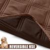 imageSmiry Waterproof Dog Bed Cover Blanket 30x70 Soft Reversible Pet Blanket Washable Leakproof Cats Dogs Couch Cover for Sofa Couch Furniture CamelBeigeBrownChocolate