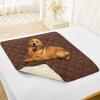 imageSmiry Waterproof Dog Bed Cover Blanket 30x70 Soft Reversible Pet Blanket Washable Leakproof Cats Dogs Couch Cover for Sofa Couch Furniture CamelBeigeBrownBeige