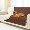imageSmiry Waterproof Dog Bed Cover Blanket 30x70 Soft Reversible Pet Blanket Washable Leakproof Cats Dogs Couch Cover for Sofa Couch Furniture CamelBeigeBrownBeige