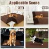 imageSmiry Waterproof Dog Bed Cover Blanket 30x70 Soft Reversible Pet Blanket Washable Leakproof Cats Dogs Couch Cover for Sofa Couch Furniture CamelBeigeBrownChocolate