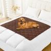 imageSmiry Waterproof Dog Bed Cover Blanket 30x70 Soft Reversible Pet Blanket Washable Leakproof Cats Dogs Couch Cover for Sofa Couch Furniture CamelBeigeBrownChocolate