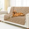 imageSmiry Waterproof Dog Bed Cover Blanket 30x70 Soft Reversible Pet Blanket Washable Leakproof Cats Dogs Couch Cover for Sofa Couch Furniture CamelBeigeCamelCamel