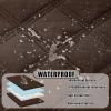 imageSmiry Waterproof Dog Bed Cover Blanket 30x70 Soft Reversible Pet Blanket Washable Leakproof Cats Dogs Couch Cover for Sofa Couch Furniture CamelBeigeChocolateChocolate