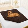 imageSmiry Waterproof Dog Bed Cover Blanket 30x70 Soft Reversible Pet Blanket Washable Leakproof Cats Dogs Couch Cover for Sofa Couch Furniture CamelBeigeChocolateChocolate