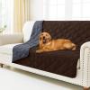 imageSmiry Waterproof Dog Bed Cover Blanket 30x70 Soft Reversible Pet Blanket Washable Leakproof Cats Dogs Couch Cover for Sofa Couch Furniture CamelBeigeChocolateDark Grey