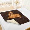 imageSmiry Waterproof Dog Bed Cover Blanket 30x70 Soft Reversible Pet Blanket Washable Leakproof Cats Dogs Couch Cover for Sofa Couch Furniture CamelBeigeChocolateBeige