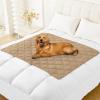imageSmiry Waterproof Dog Bed Cover Blanket 30x70 Soft Reversible Pet Blanket Washable Leakproof Cats Dogs Couch Cover for Sofa Couch Furniture CamelBeigeCamelBeige