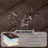 imageSmiry Waterproof Dog Bed Cover Blanket 30x70 Soft Reversible Pet Blanket Washable Leakproof Cats Dogs Couch Cover for Sofa Couch Furniture CamelBeigeChocolateBeige