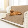 imageSmiry Waterproof Dog Bed Cover Blanket 30x70 Soft Reversible Pet Blanket Washable Leakproof Cats Dogs Couch Cover for Sofa Couch Furniture CamelBeigeCamelBeige
