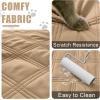 imageSmiry Waterproof Dog Bed Cover Blanket 30x70 Soft Reversible Pet Blanket Washable Leakproof Cats Dogs Couch Cover for Sofa Couch Furniture CamelBeigeCamelBeige