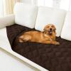 imageSmiry Waterproof Dog Bed Cover Blanket 30x70 Soft Reversible Pet Blanket Washable Leakproof Cats Dogs Couch Cover for Sofa Couch Furniture CamelBeigeChocolateChocolate