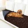 imageSmiry Waterproof Dog Bed Cover Blanket 30x70 Soft Reversible Pet Blanket Washable Leakproof Cats Dogs Couch Cover for Sofa Couch Furniture CamelBeigeChocolateDark Grey